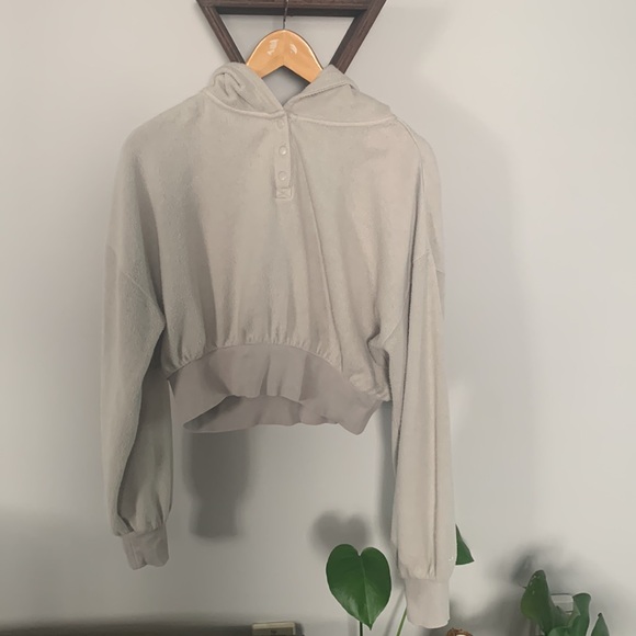 kuwallatee brushed henley set pant and hoodie. Size medium. Like new - Picture 2 of 6